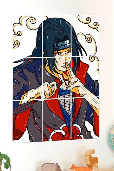 Itachi Uchiha Naruto Shippuden- Anime Block Kit Posters – froheyo
