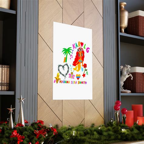 Karol G Merch Manana Sera Bonito Matte Vertical Posters sold by Zulu ...