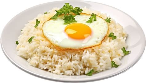 Fried egg with rice with . 26773212 PNG