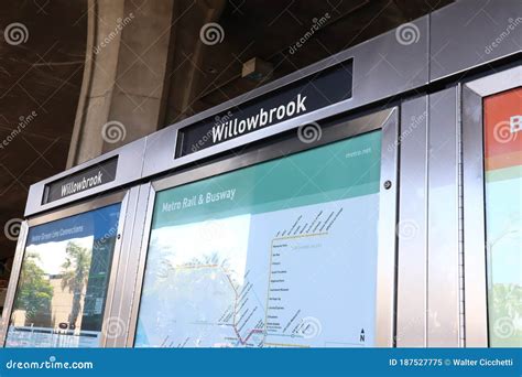 Willowbrook/Rosa Parks LA Metro Rail Station, Los Angeles, California ...