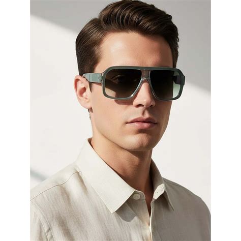 Buy Vintage Unisex UV Protection Grey Lens Rectangle Sunglasses Online
