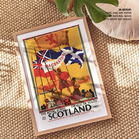 Buy Scotland Travel Poster Art & Prints Online India at Best Price ...