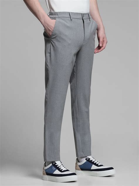 GREY SLIM FIT CHINOS