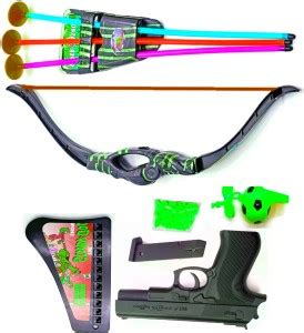 Dynamic Retail Global Gun Toys for Boys With Bullets, Archery Bow ...