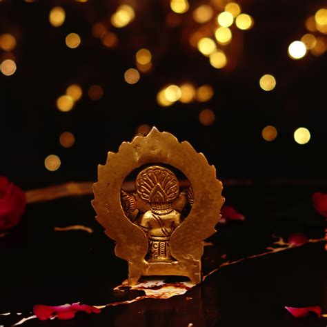 Pure Brass Ganesh Murti 3.5 inch | 296 g – ServDharm