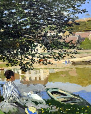 Download wallpaper girl, landscape, boat, picture, Claude Monet, The ...
