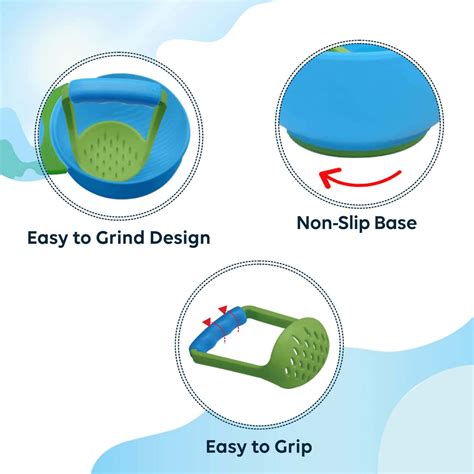 Buy LUVLAP BABY FOOD GRINDING CUM FEEDING BOWL PORTABLE MASHER SERVING ...