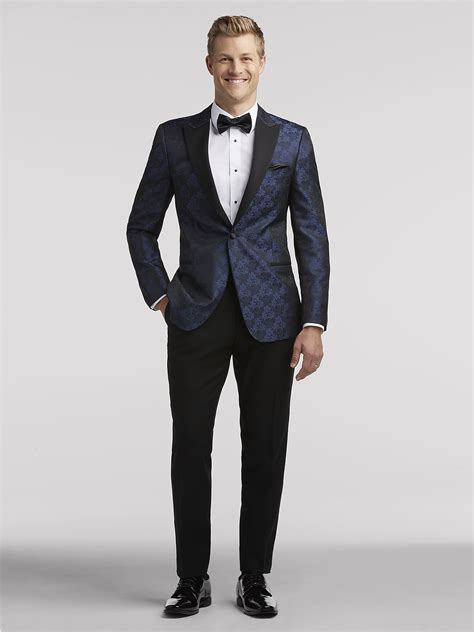 Blue Dinner Jacket Tux by Egara | Tuxedo Rental | Men's Wearhouse