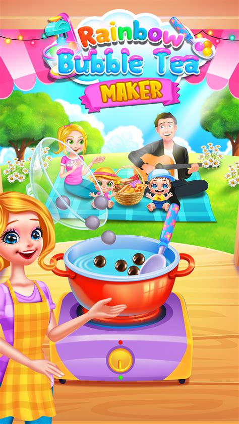 Bubble Tea Maker - Rainbow Boba Flow Recipes & Milk Tea Kids - App on ...