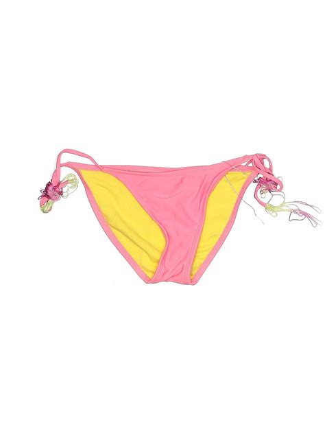 The Bikini Lab Women Pink Swimsuit Bottoms S - Gem