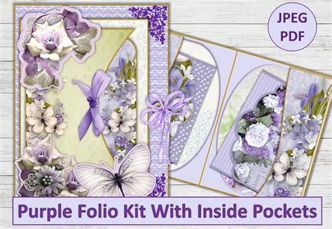 Printable Shabby Chic Folio Kit Graphic by The Paper Princess ...