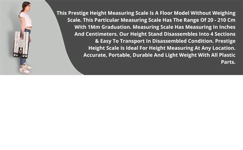 SMIC Height Measuring Scale Stadiometer for Adults and Children ...