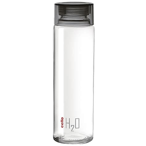 Buy Cello H2O Glass Fridge Water Bottle - Black Online at Best Price of ...