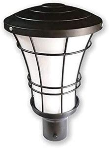 Volt Light PVC Outdoor/Exterior Gate Lamp or Pole Light for Home/Garden ...