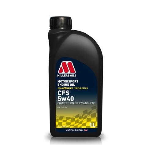 Motorsport CFS 5w40 Engine Oil | Millers Oils - RPS STORE
