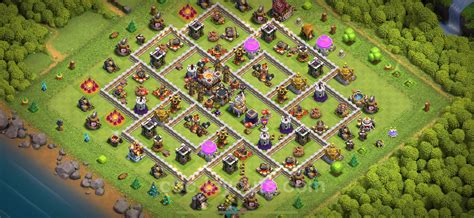 Best Anti 2 Stars Base TH11 with Link 2025 - Town Hall Level 11 Base ...