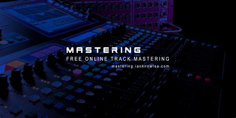 Online Track Mastering Service Free