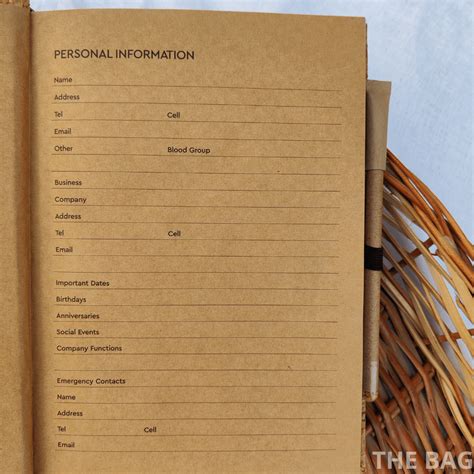 Recycled Paper Cork Diary – THE BAG