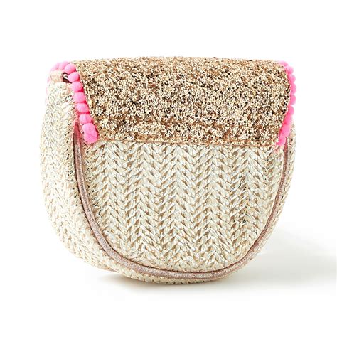 Buy Glitter Straw Across Body Bag Online - Accessorize India