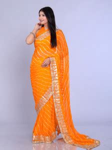 Gota Patti Sarees Online at Best Prices in India | Flipkart.com