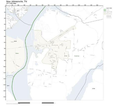 Buy ZIP Code Wall of New Johnsonville, TN ZIP Code Not Laminated Online ...