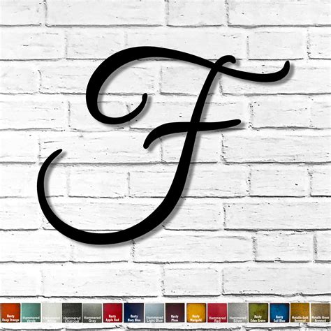 Fancy Cursive Capital F