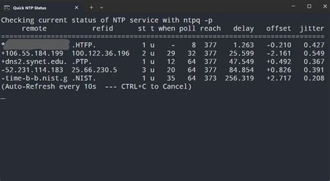 NTP Tutorial 的图像结果