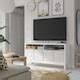 KALLAX tv bench with underframe, white, 147x39x78 cm (577/8x153/8x303/4 ...