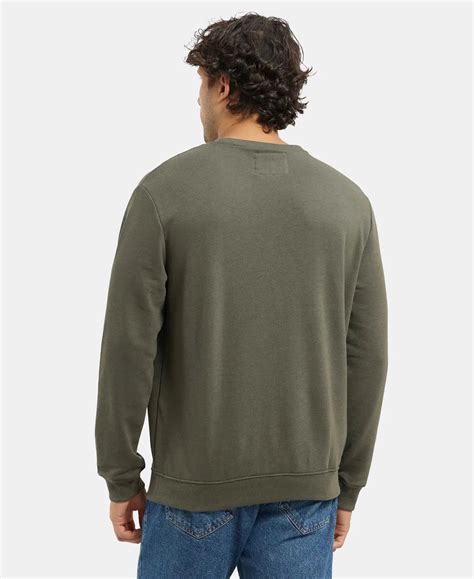 Buy Super Combed Cotton Rich French Terry Printed Sweatshirt with ...