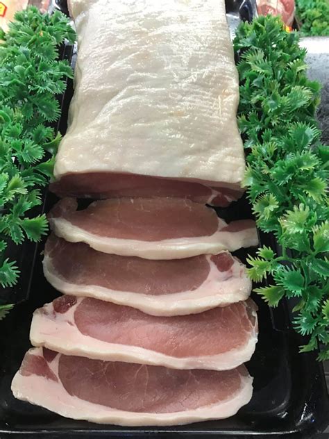 Unsmoked Dry Cure Back Bacon - March Quality Meats