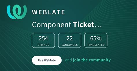 Ticket Booth/Ticket Booth @ Hosted Weblate