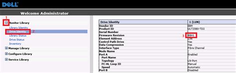 PowerVault: TL2000/TL4000 Tape Library - How to Check the Firmware ...