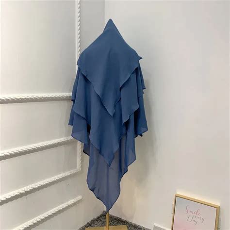 Three layer khimar - Abayas by heena