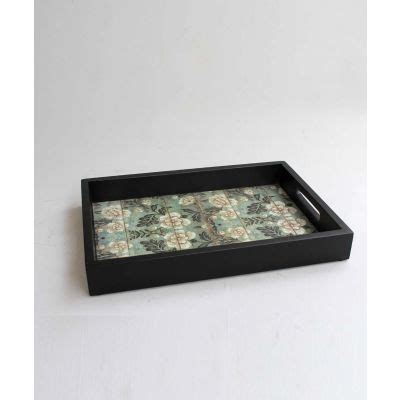 Aqua tray | Buy decorative serving trays online | Kalpané