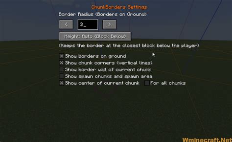 Image result for Minecraft Chunk Border Mod