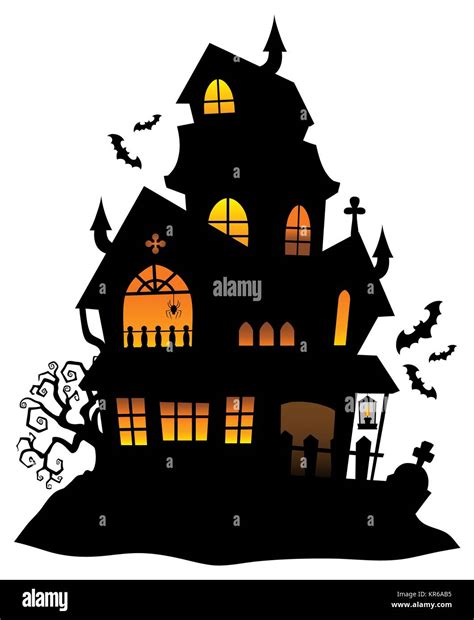Haunted mansion Cut Out Stock Images & Pictures - Alamy
