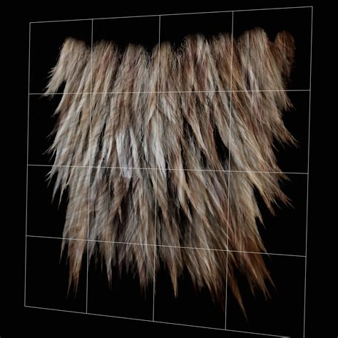 70 Fur Hair cards for ZBrush, Blender - FlippedNormals