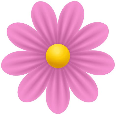 Daisy pink flower clipart clip art – Clipartix