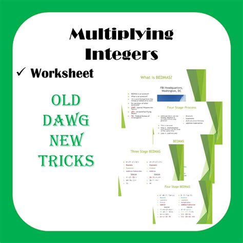 Image result for Multiplying Integers Worksheet