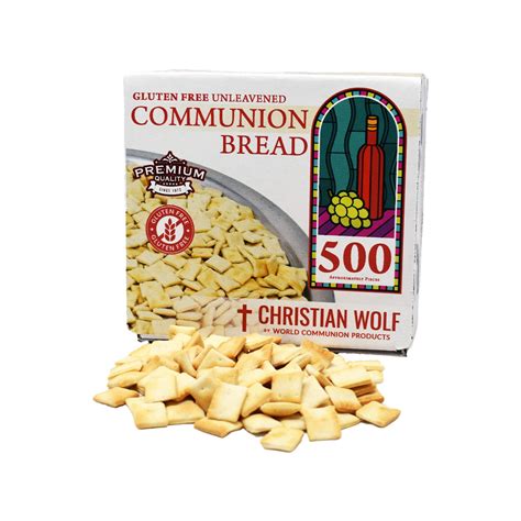 Unleavened Gluten Free Bread for Communion - 1/2" (500 Pieces ...