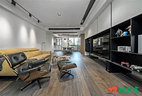 现代简约风格116平米三居客厅沙发设计图片_别墅设计图