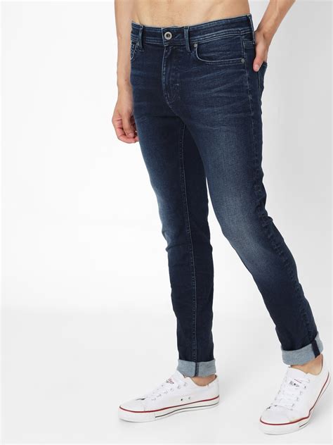 Men's Sax Zip Skinny Denim