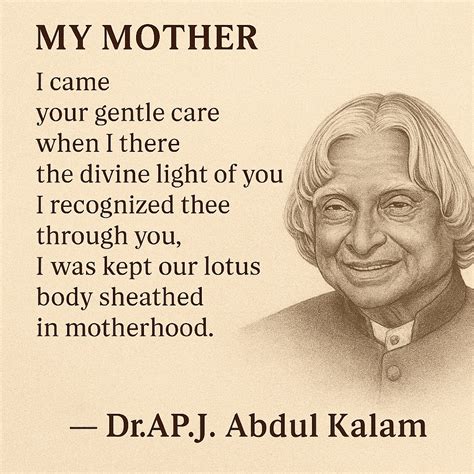 MY MOTHER BY A.P.J. KALAM - COMPETITIVE ENGLISH