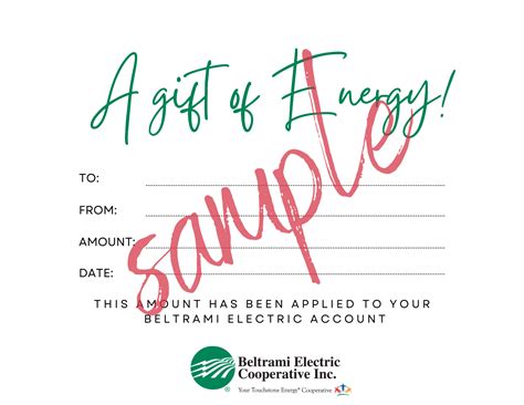 Give the Gift of Energy | Beltrami Electric Cooperative