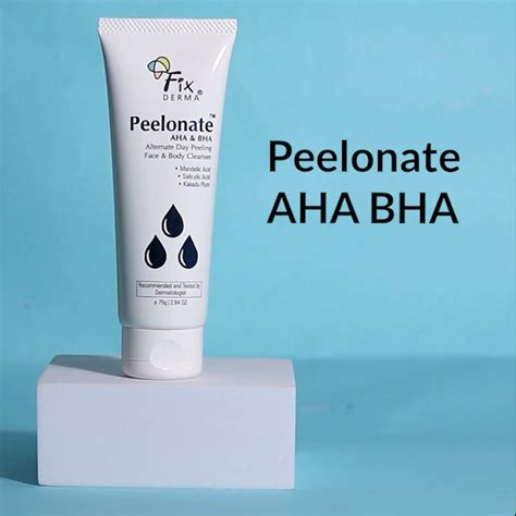Peelonate AHA & BHA Face Body Cleanser – Fixderma Skincare