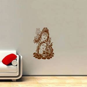 Aaradhya Collection Reusable DIY Designer Lord Shiv Parvati Wall ...
