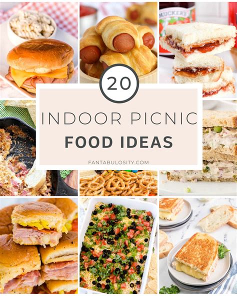 Indoor Picnic Food Ideas - Fantabulosity