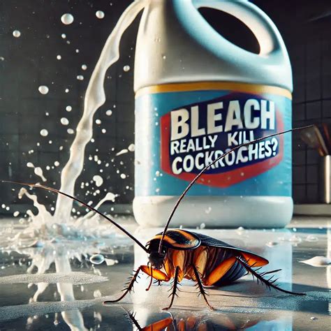 Banish Cockroaches: Discover Bleach's True Effectiveness