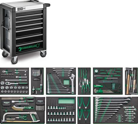 Stahlwille Range of tools with tool trolley No.95/250QR Drawers7 ...