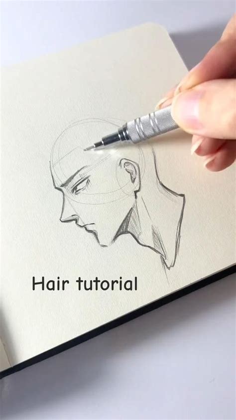 Hair Drawing Tutorial 的图像结果